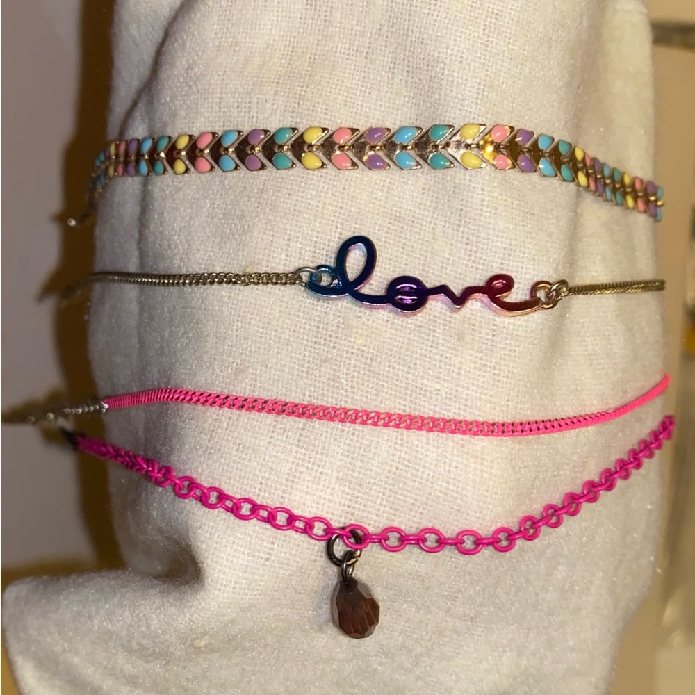 Stradivarius set of 4 bracelets